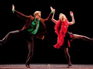 Photo by Amtiava Sarkar || A scene from "Rooster," choreographed by Christopher Bruce, with Christopher Coomer and Katelyn May